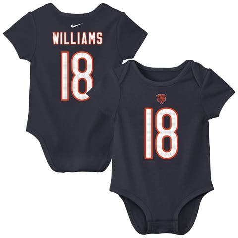 Infant Nike Caleb Williams Navy Chicago Bears  Player Name & Number Bodysuit