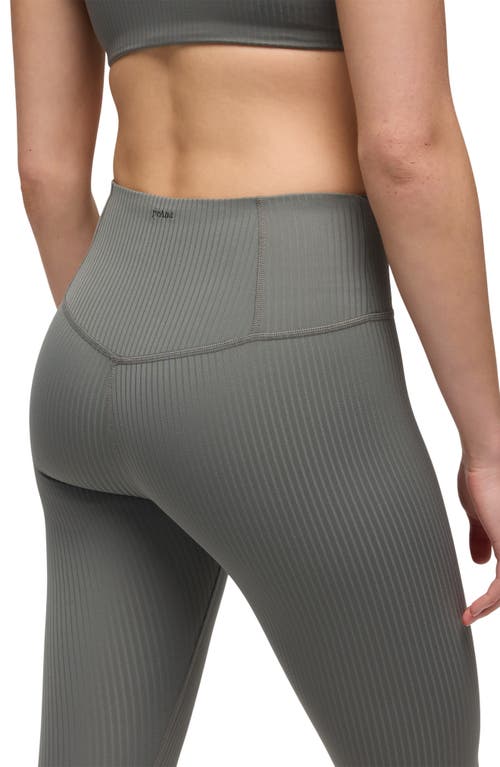 Prana Luxara Rib Leggings In Gray