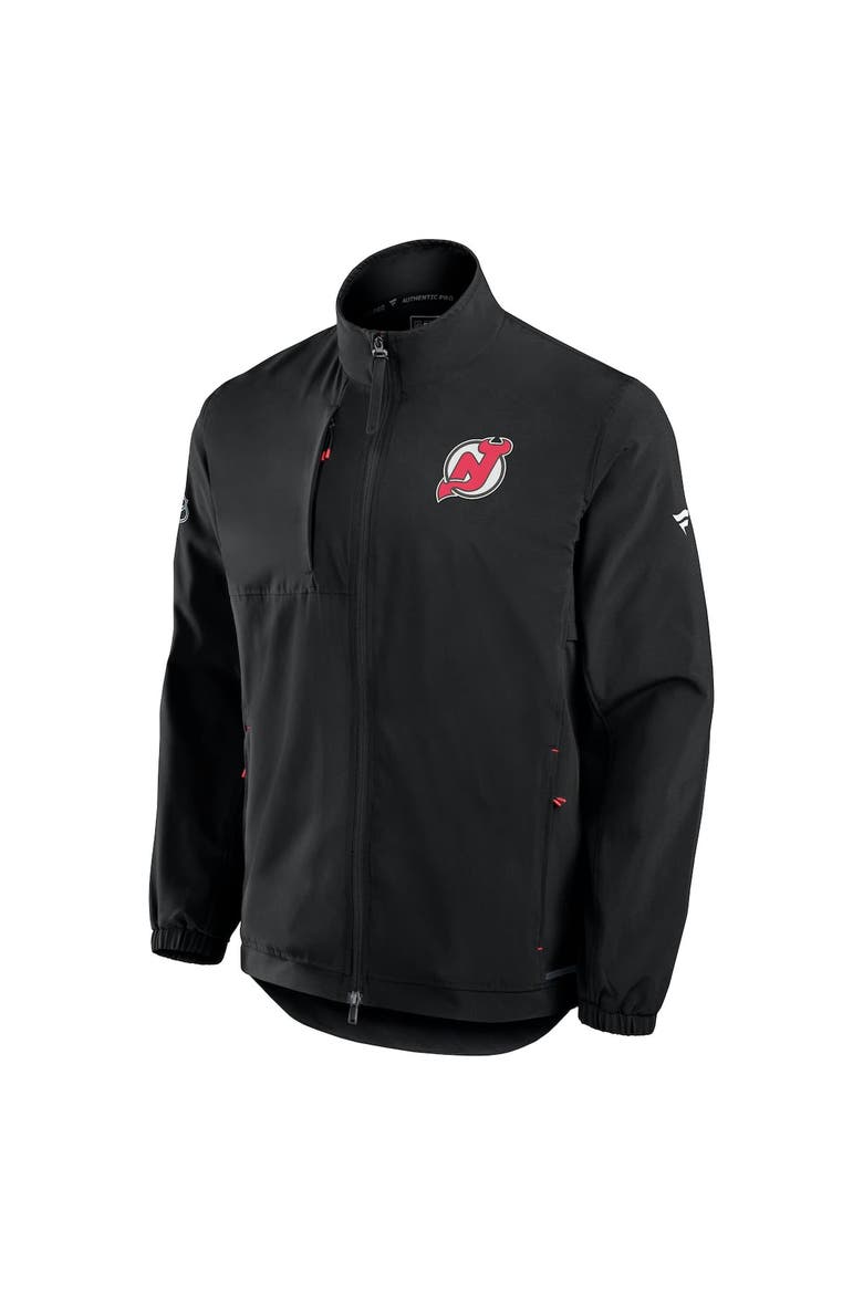 Men's Fanatics Black New Jersey Devils Authentic Pro Rink Full-Zip Coaches Jacket, Alternate, color, Black