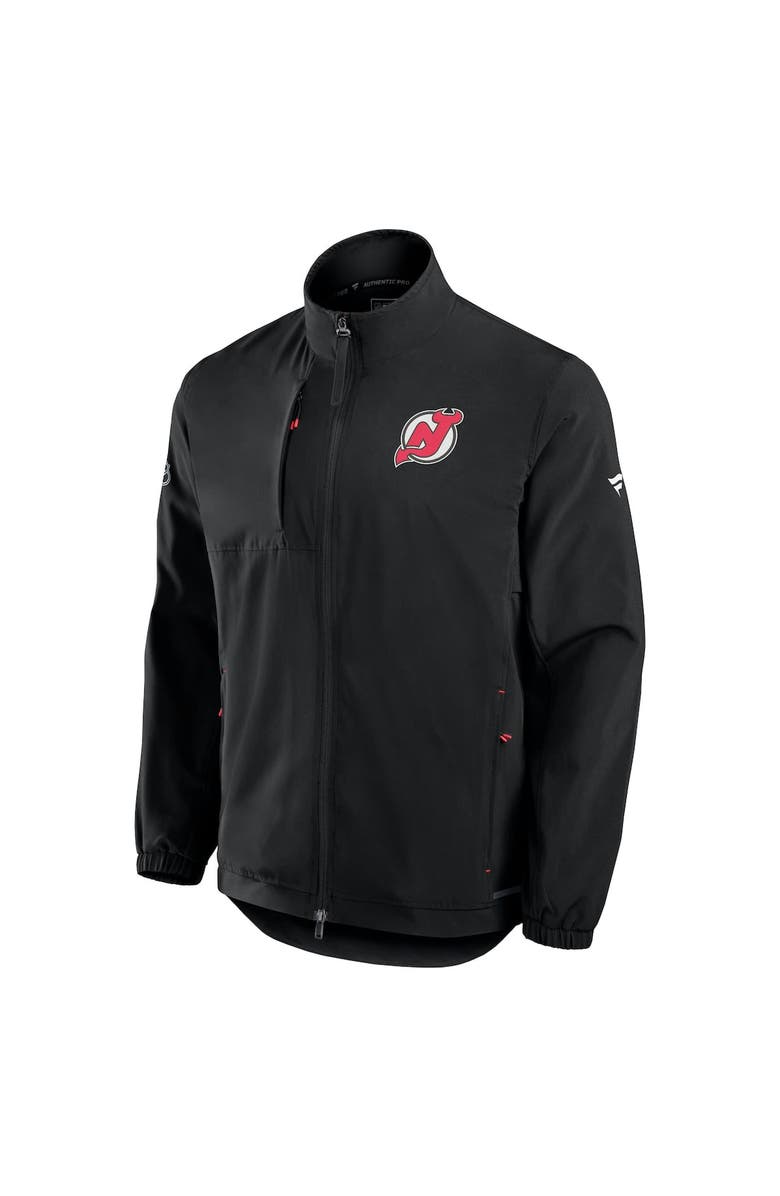 FANATICS Men's Fanatics Black New Jersey Devils Authentic Pro Rink Full-Zip Coaches Jacket, Alternate, color, Black