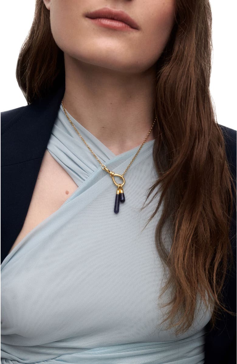 PDPAOLA Sodalite Large Drop Pendant, Alternate, color, Sodalite