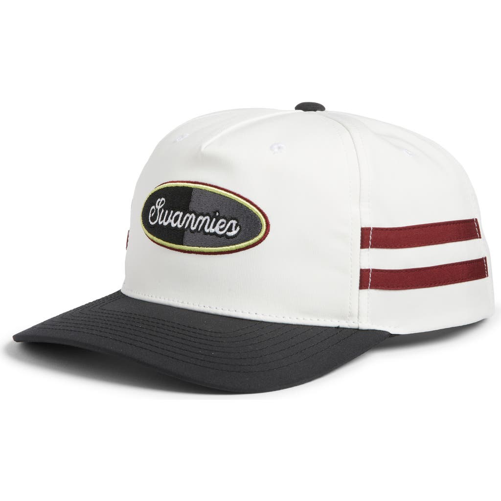 Swannies Travis Logo Embroidery Hat In White