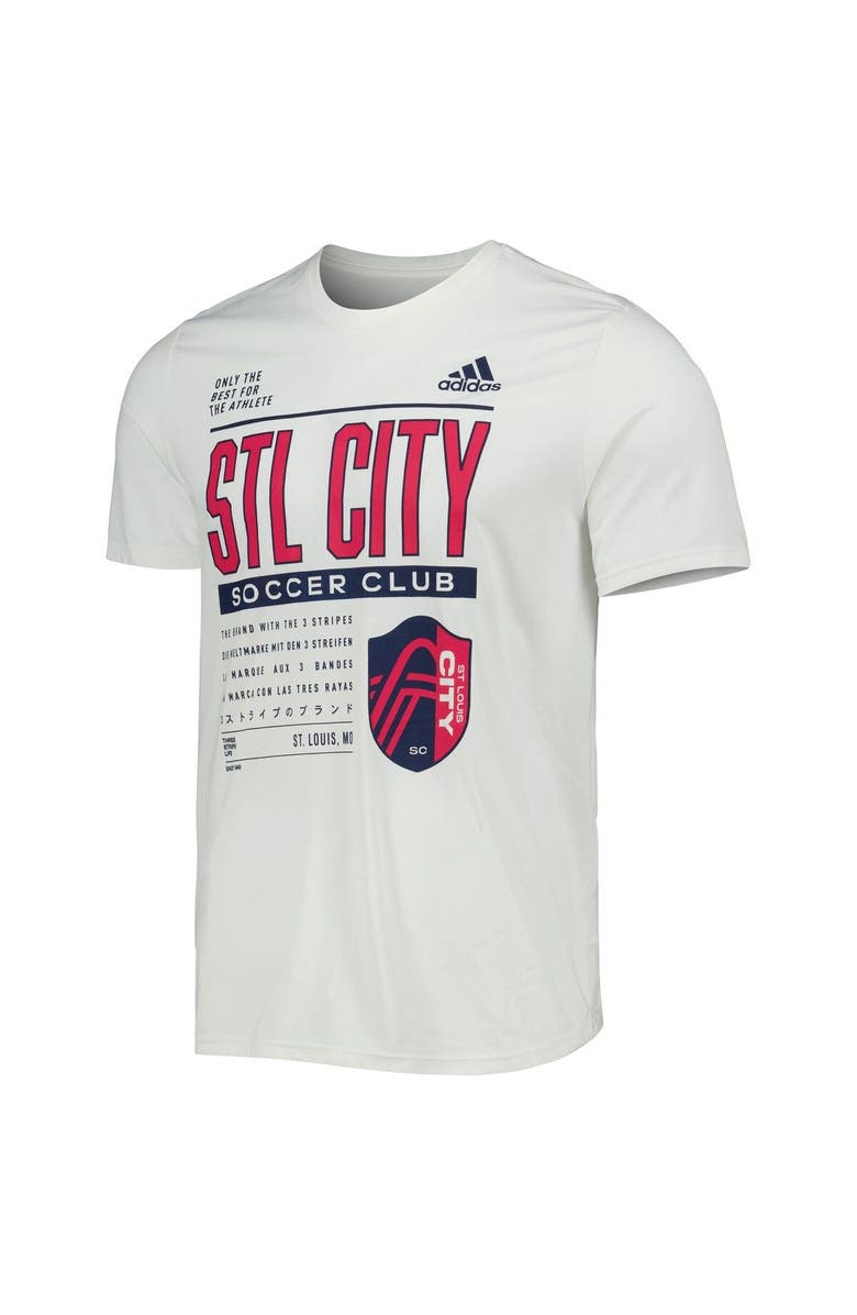adidas Men's adidas White St. Louis City SC Club DNA Performance T-Shirt, Alternate, color, 