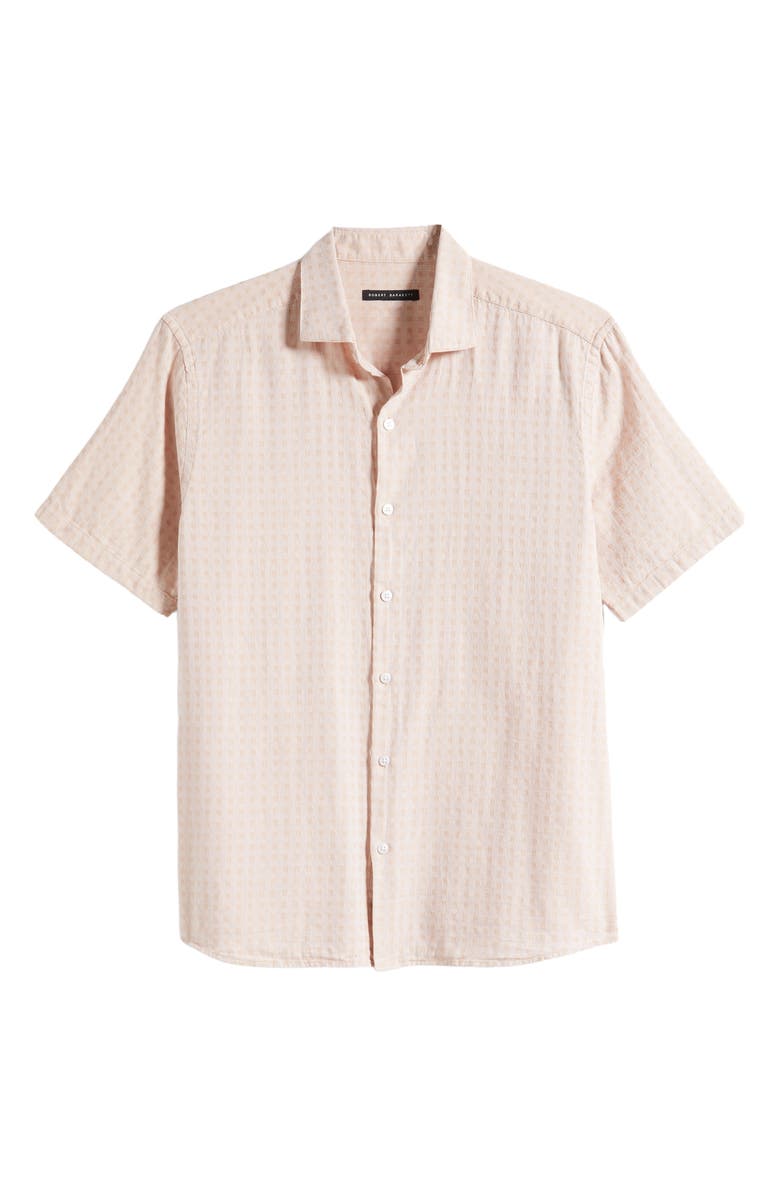 Robert Barakett Toston Short Sleeve Button-Up Shirt, Main, color, 