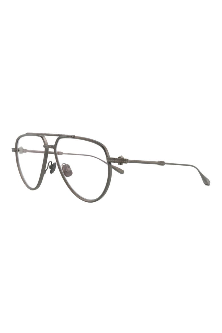 59mm Aviator Optical Glasses, Alternate, color, BLACK TRANSPARENT