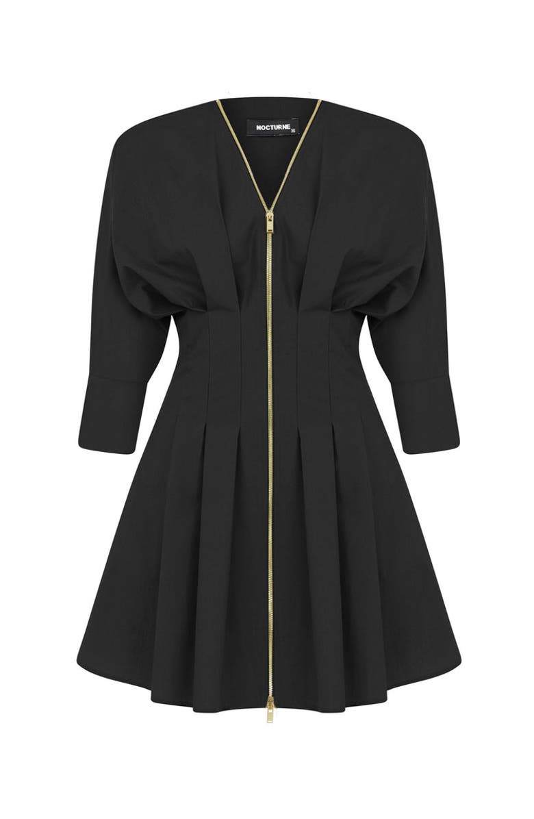 Nocturne Zippered Dress, Alternate, color,