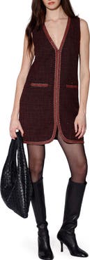 Walter Baker Evie Sleeveless Tweed Dress