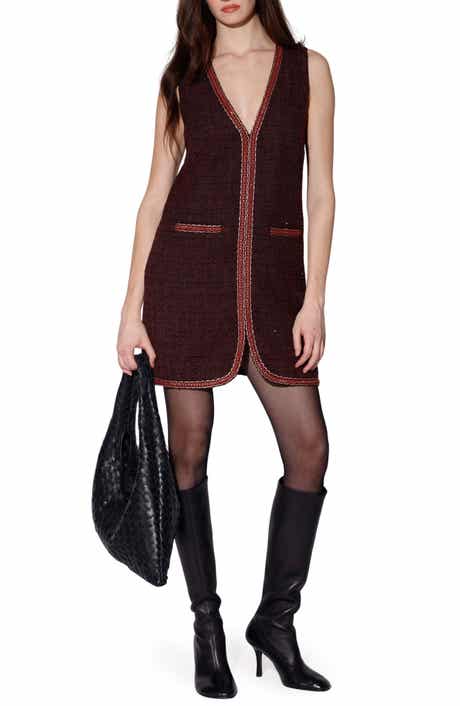 Walter Baker Evie Sleeveless Tweed Dress