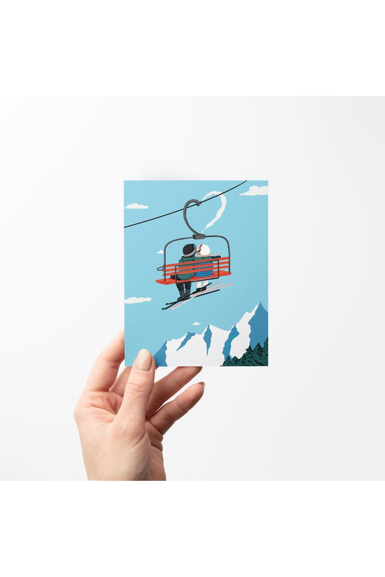 Love/Friendship Greeting Cards "Ski Love", Alternate, color, Multi-Pack