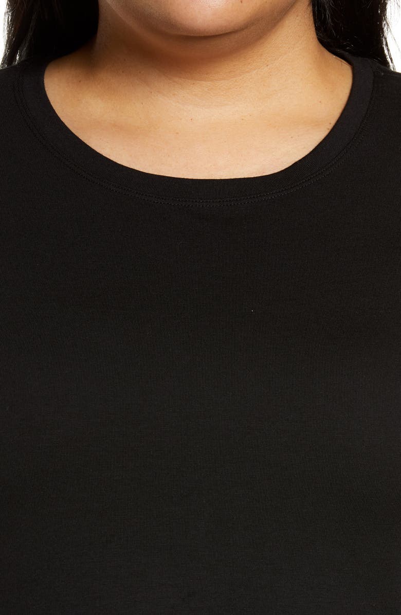 Eileen Fisher Organic Cotton Jersey Shift Dress, Alternate, color,