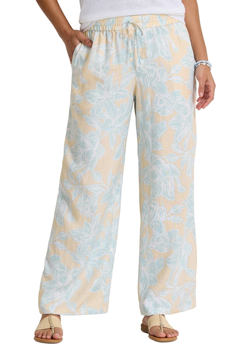 Tommy Bahama Paradiso Petals Linen Easy Pants, Main, color, 
