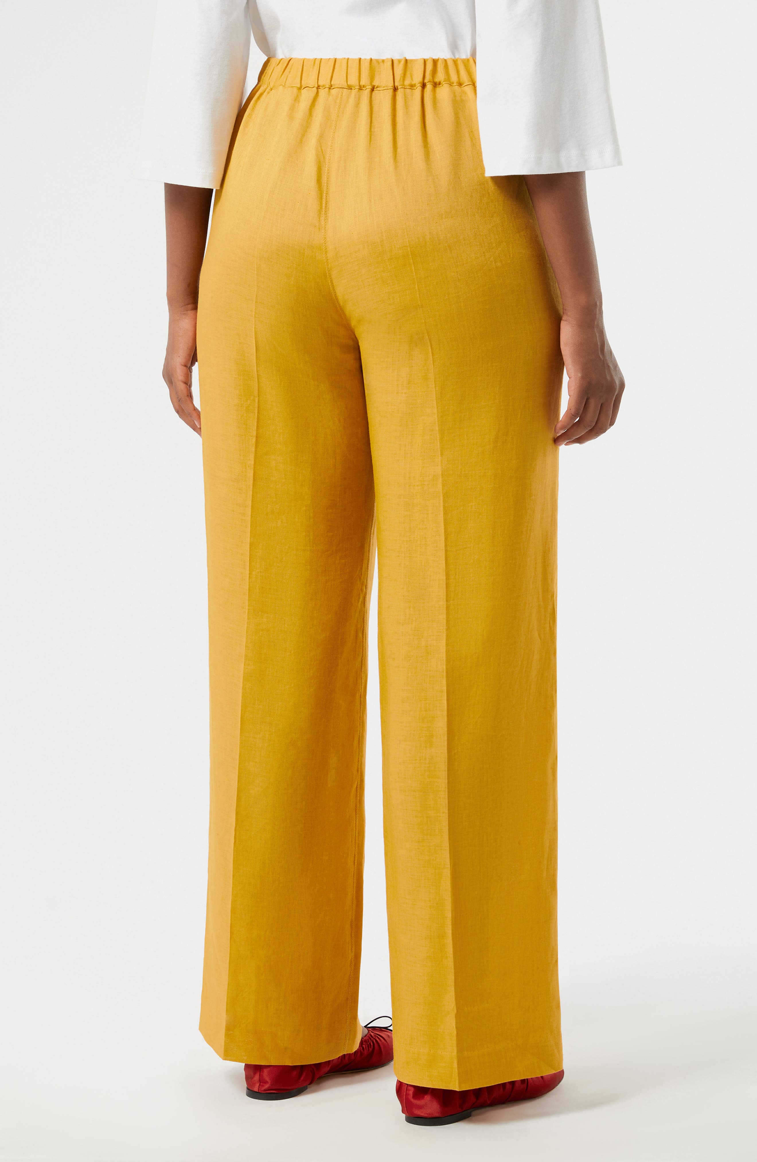 Rocco Straight Leg Linen Pants - image 2