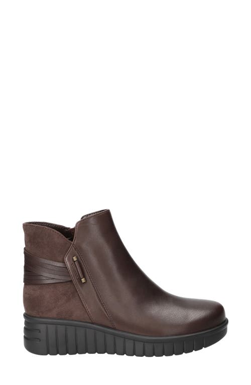 Bella Vita Sueann Platform Bootie In Brown