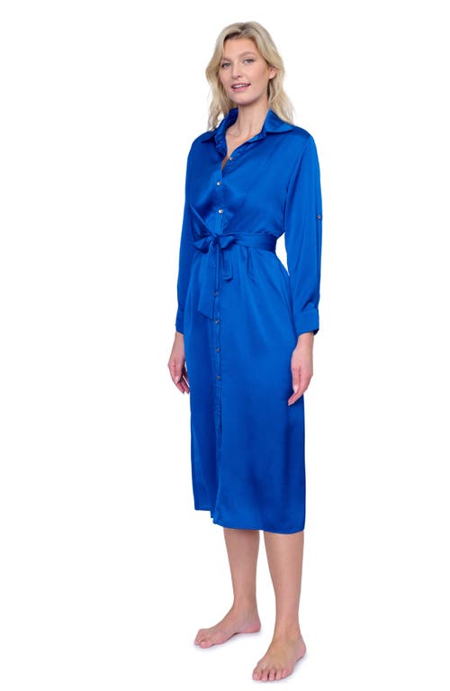 Gottex Monte Carlo Shirt Dress In Cobalt