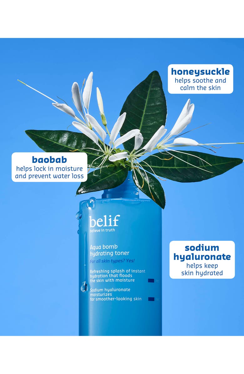 belif Aqua Bomb Hydrating Toner with Hyaluronic Acid, Alternate, color,