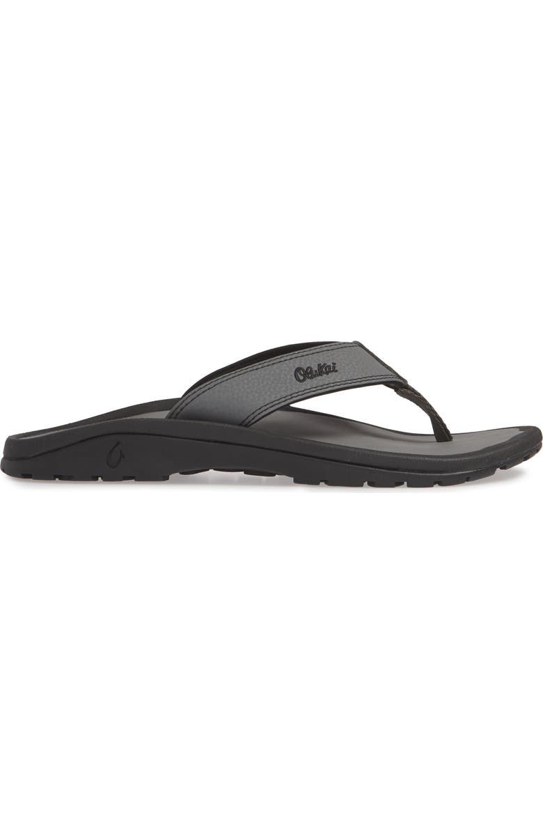 OluKai Ohana Flip Flop, Alternate, color, Stone Synthetic