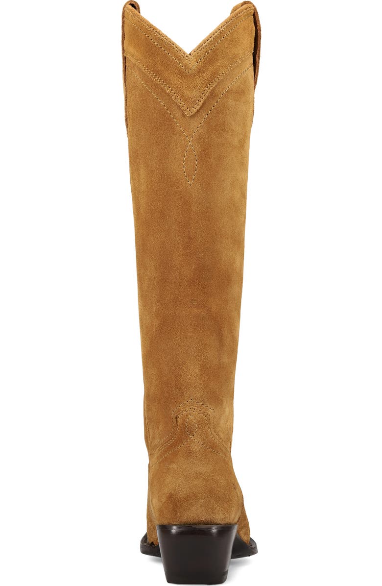 Frye Sacha Knee High Western Boot, Alternate, color, Barley