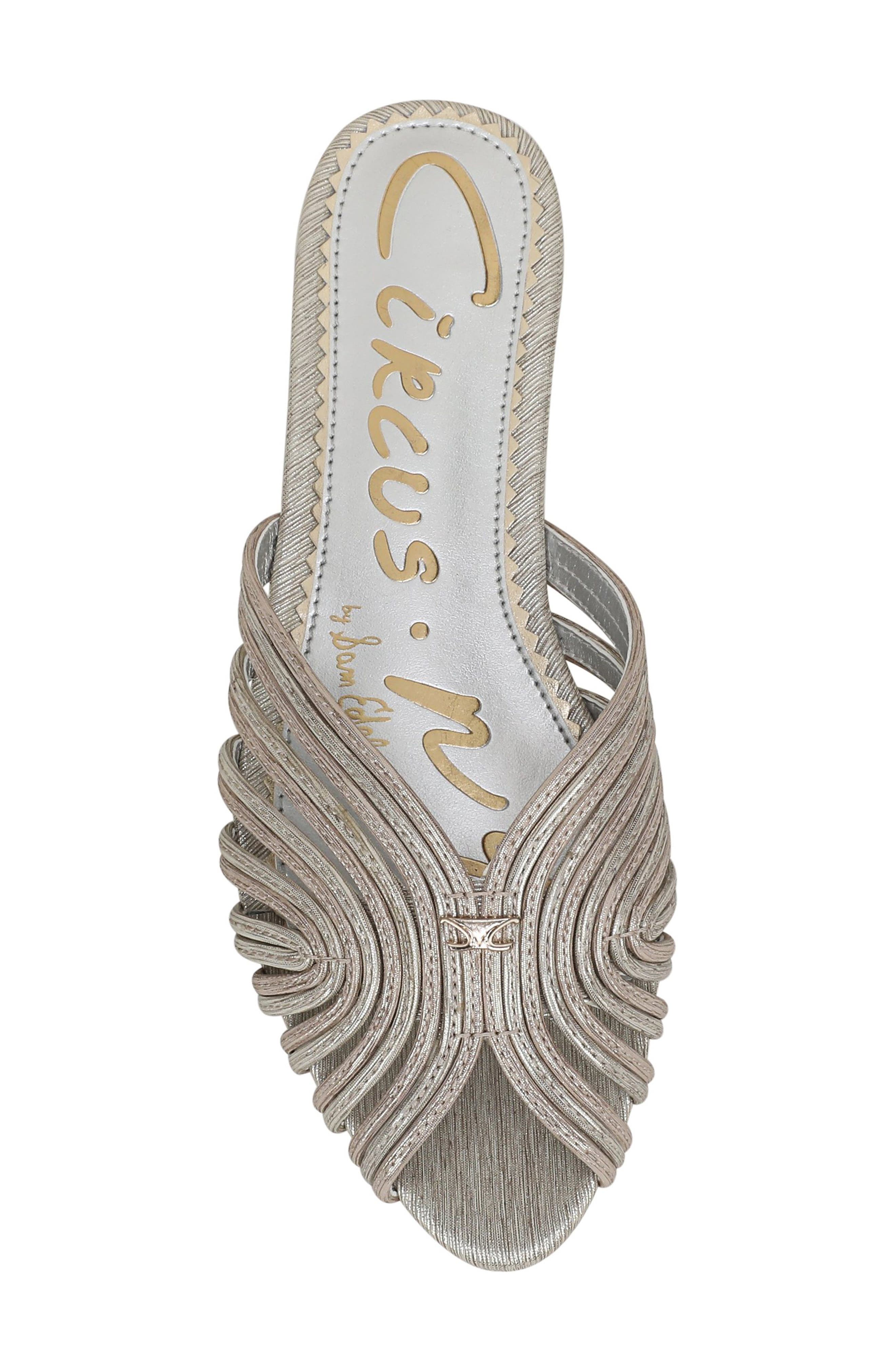 Kathleen Slide Sandal, Alternate, color, CHAMPAGNE SILVER