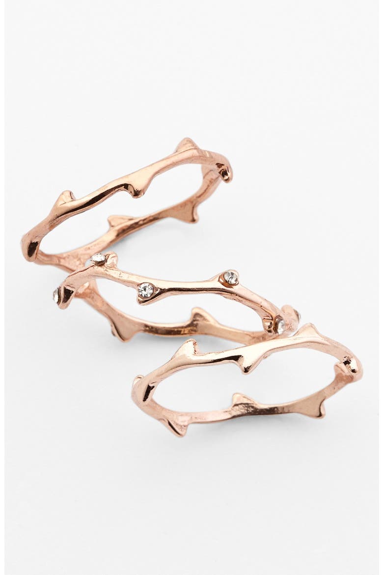Branch Stackable Rings, Main, color, ROSE GOLD
