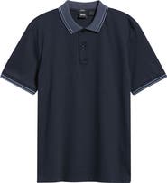 BOSS Phillipson Tipped Cotton Polo