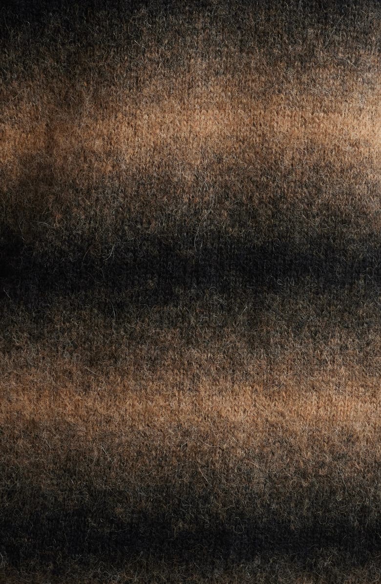 NN07 Alfie 6656 Ombré Stripe Long Sleeve Alpaca Blend Polo Sweater, Alternate, color,