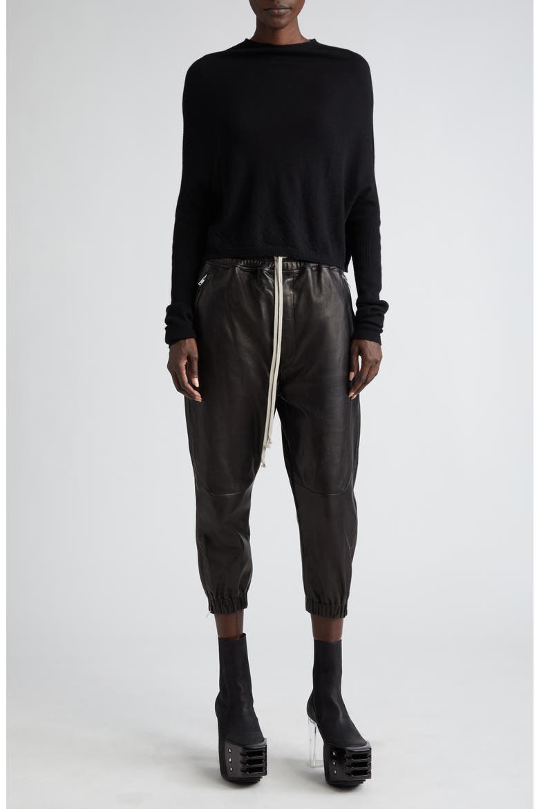 Crater Cashmere Sweater, Alternate, color, BLACK