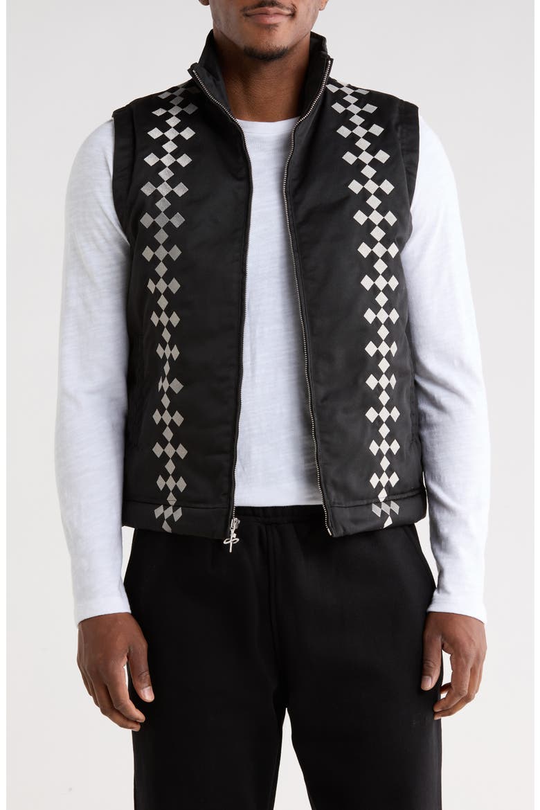 Syracuse Down Vest, Main, color, BLACK