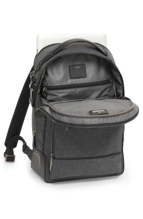 Tumi Warren Backpack In Dark Charcoal