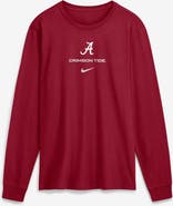 Nike Men's Nike Crimson Alabama Crimson Tide 2026 Sideline Dri-FIT Long Sleeve T-Shirt
