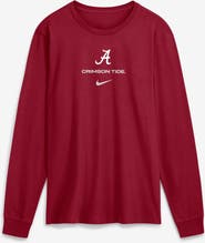 Nike Men's Nike Crimson Alabama Crimson Tide 2026 Sideline Dri-FIT Long Sleeve T-Shirt