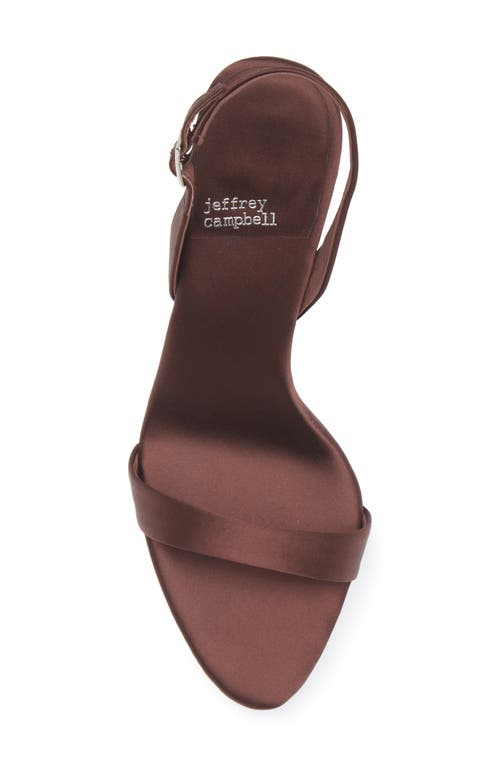 Jeffrey Campbell Go-getter Sandal In Brown