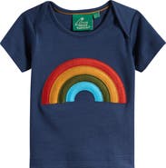 Little Green Radicals Kids' Rainbow Cotton T-Shirt