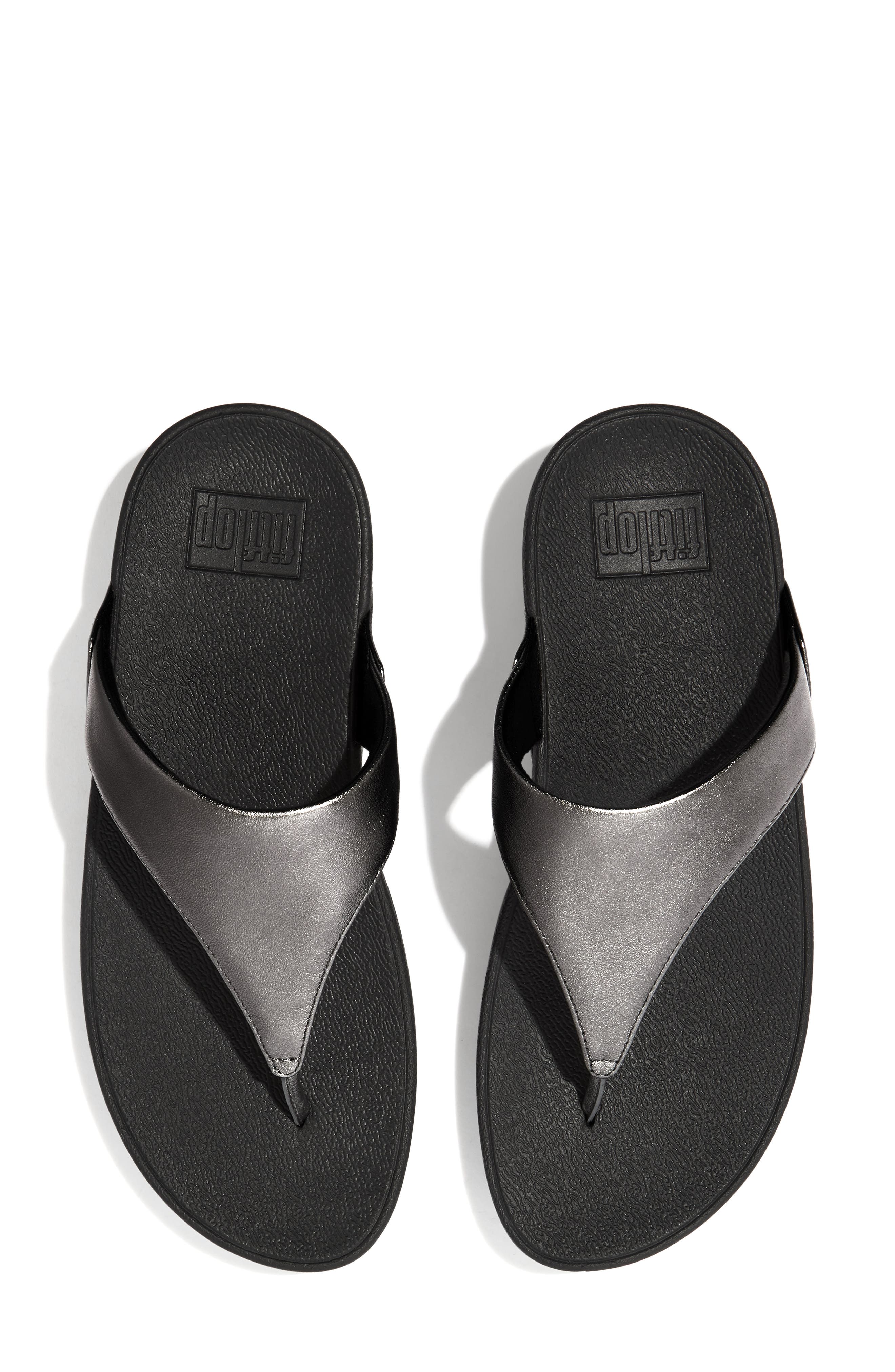 FitFlop Lulu Flip Flop, Alternate, color, Classic Pewter Mix