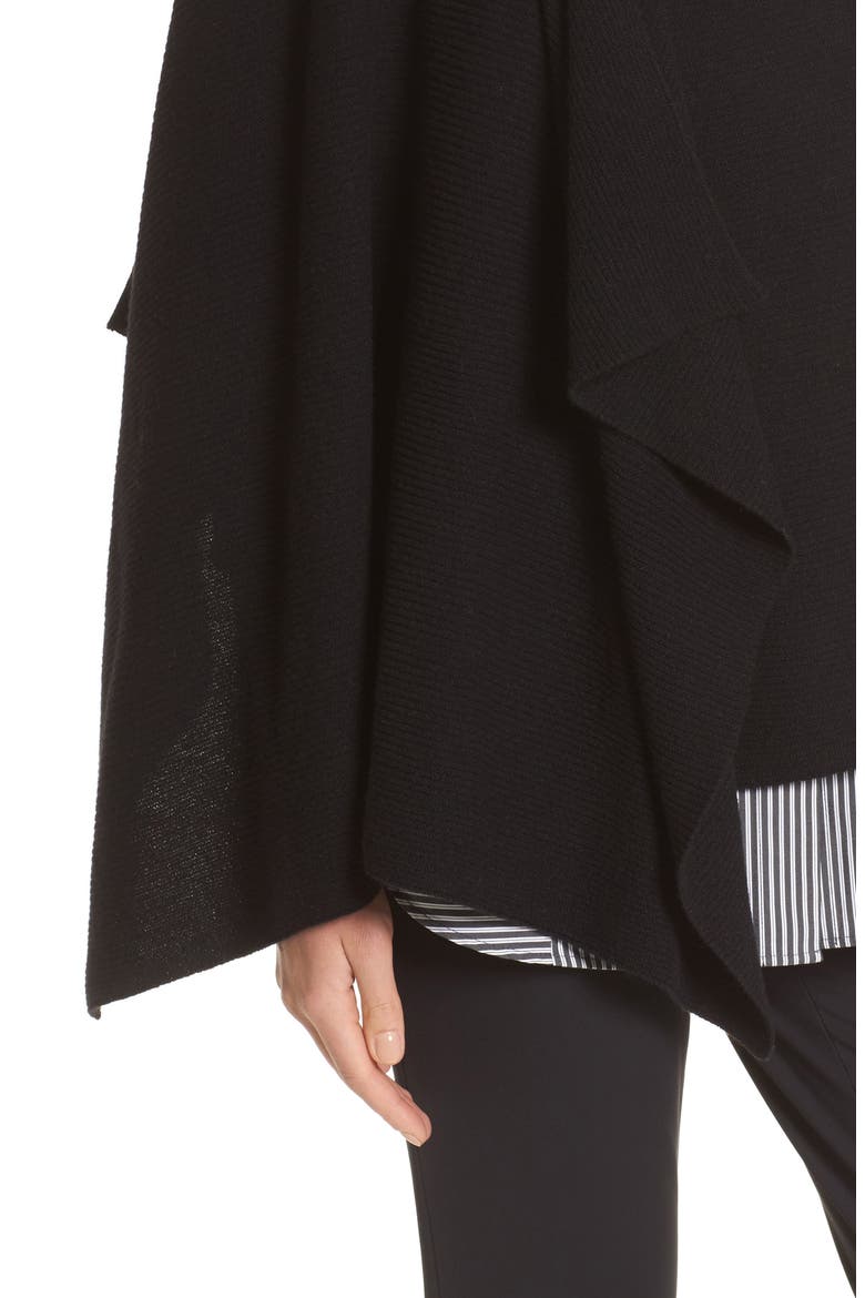 Cashmere Wrap, Alternate, color, BLACK
