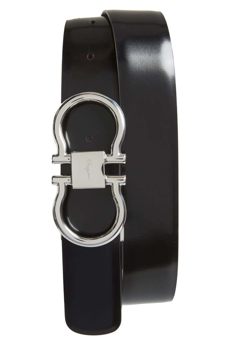 Salvatore Ferragamo Reversible Belt, Alternate, color, OXBLOOD/ BLACK