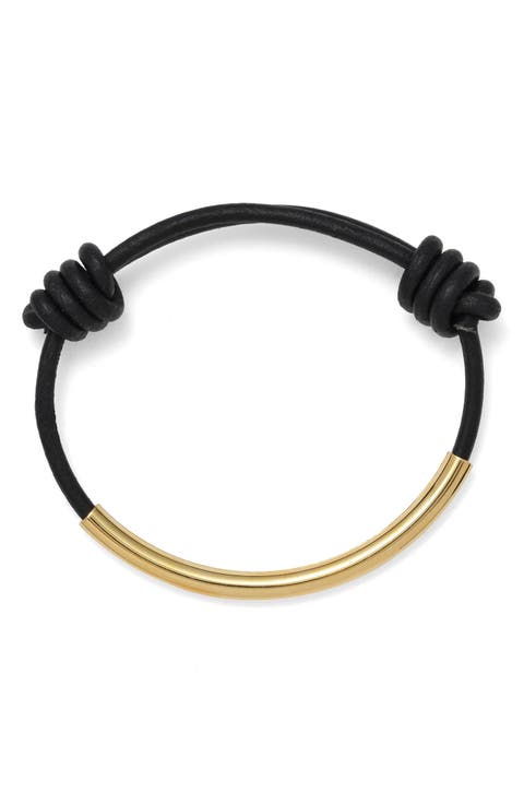 Leather Bond Bracelet