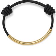 Lady Grey Leather Bond Bracelet