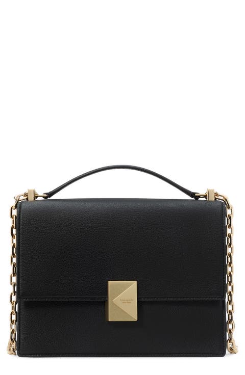 deco pebbled leather convertible crossbody bag