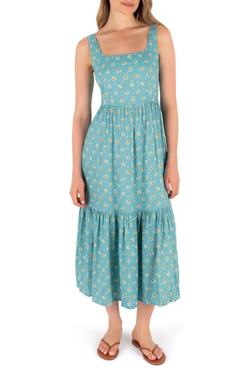Hurley Dreamland Midi Sundress In Blue