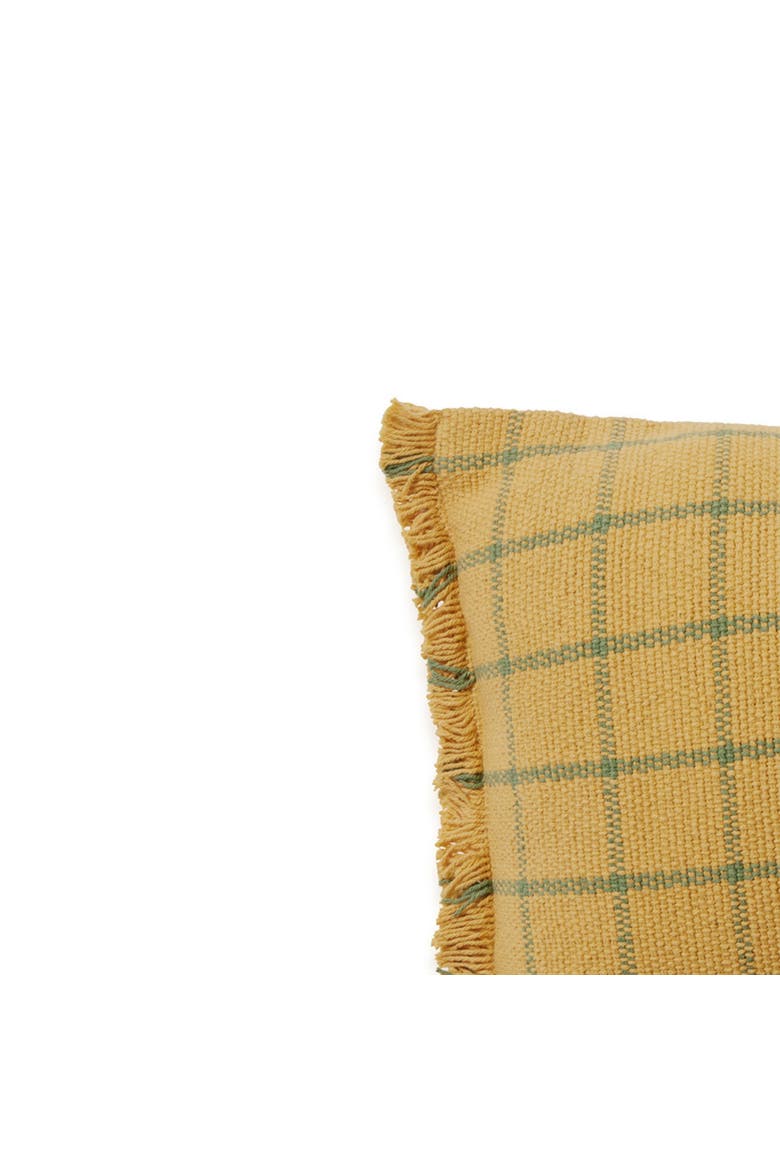Cushion Geo Block, Alternate, color, Dark Honey, Landon Frost