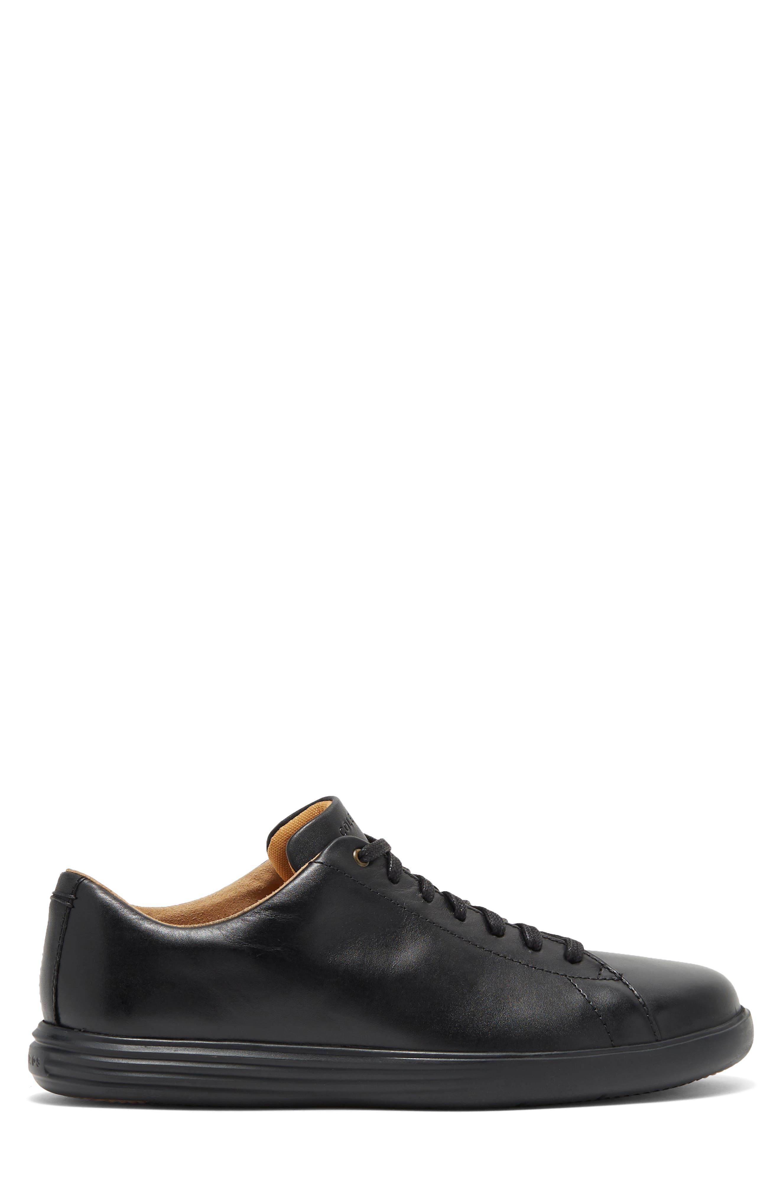 Cole Haan Grand Crosscourt II Sneaker - Wide Width Available, Alternate, color, Black Leat
