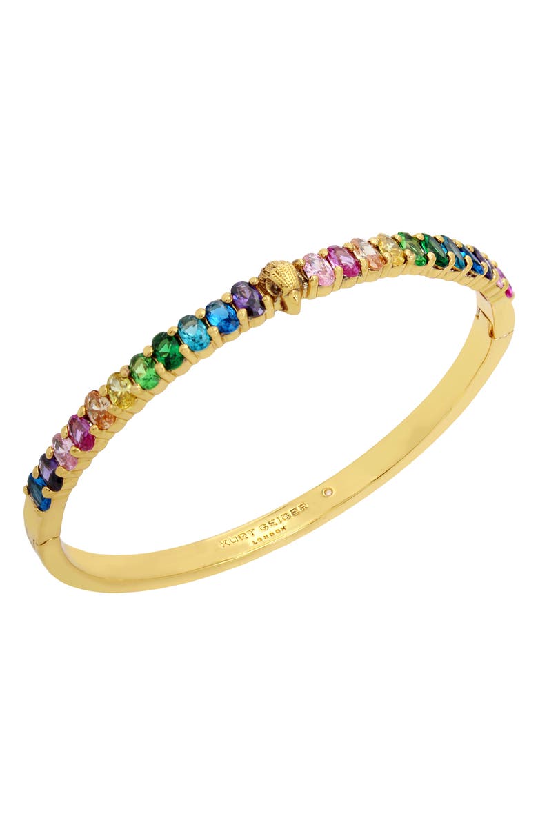 Kurt Geiger London Eagle Crystal Bangle, Alternate, color, 