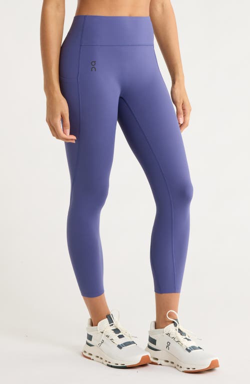 On Studio Crop Leggings In Purple