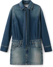 MANGO Combined Denim Dress