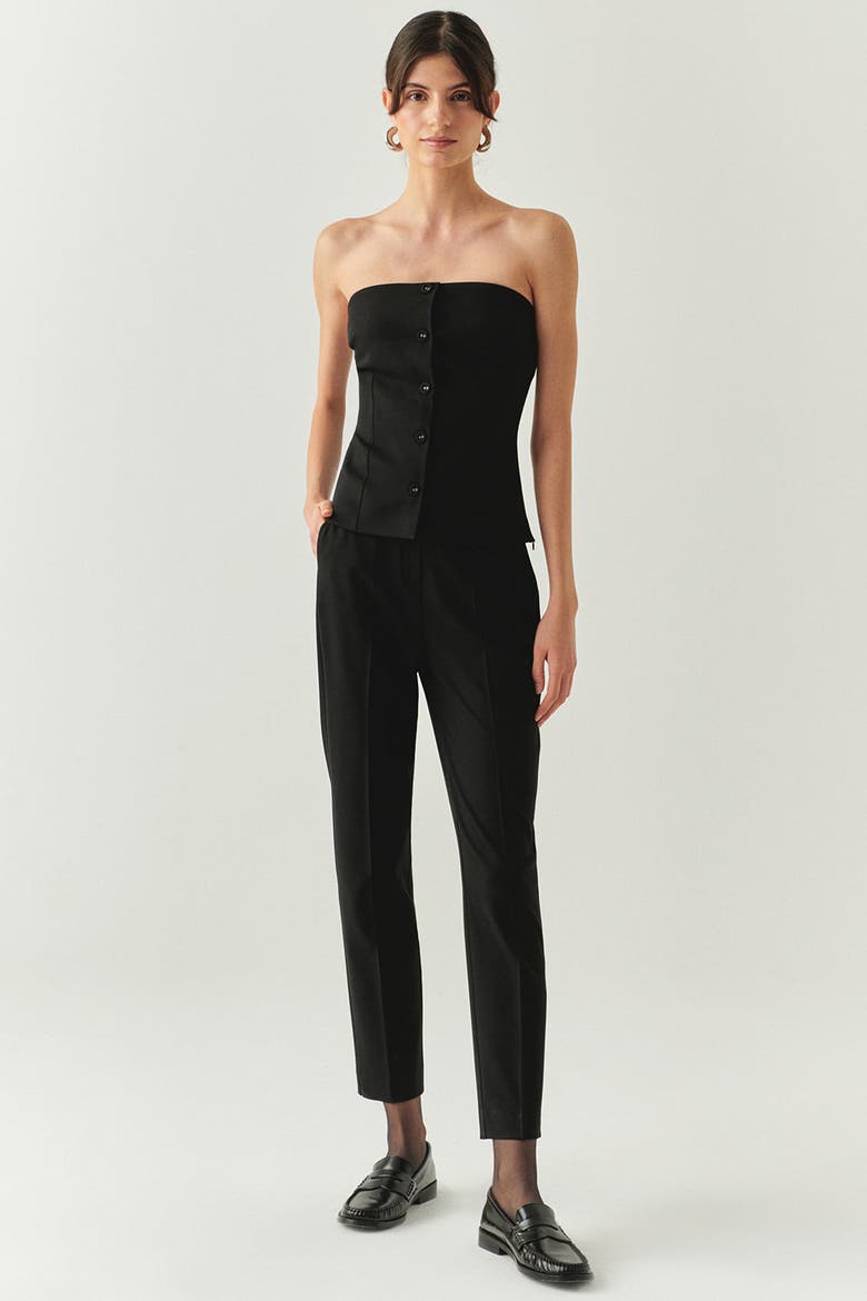 Baylee Strapless  Bustier, Alternate, color, BLACK