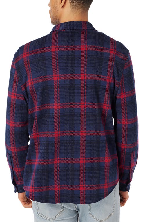 Fair Harbor Dunewood Stretch Flannel Button-up Shirt In Multi