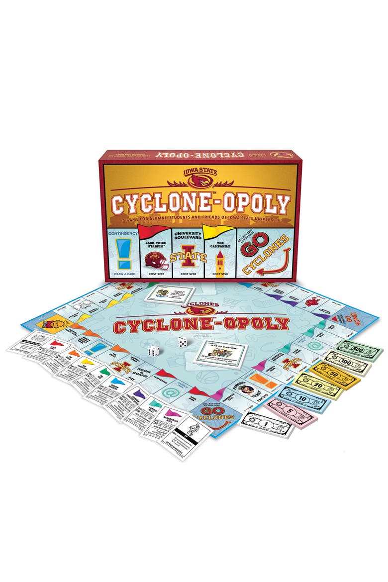 Cycloneopoly University Themed Family Board Game, Alternate, color, Multicolored