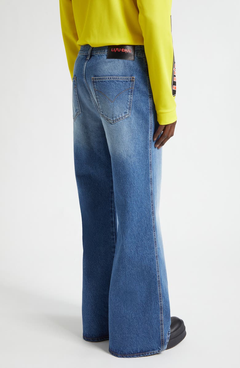 LU'U DAN Phat Slouchy Flare Jeans, Alternate, color, Lawless