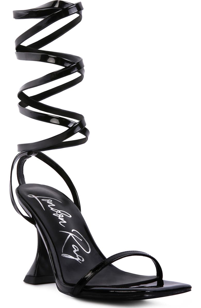 LONDON RAG Lewk Strappy Sandal, Main, color, Black