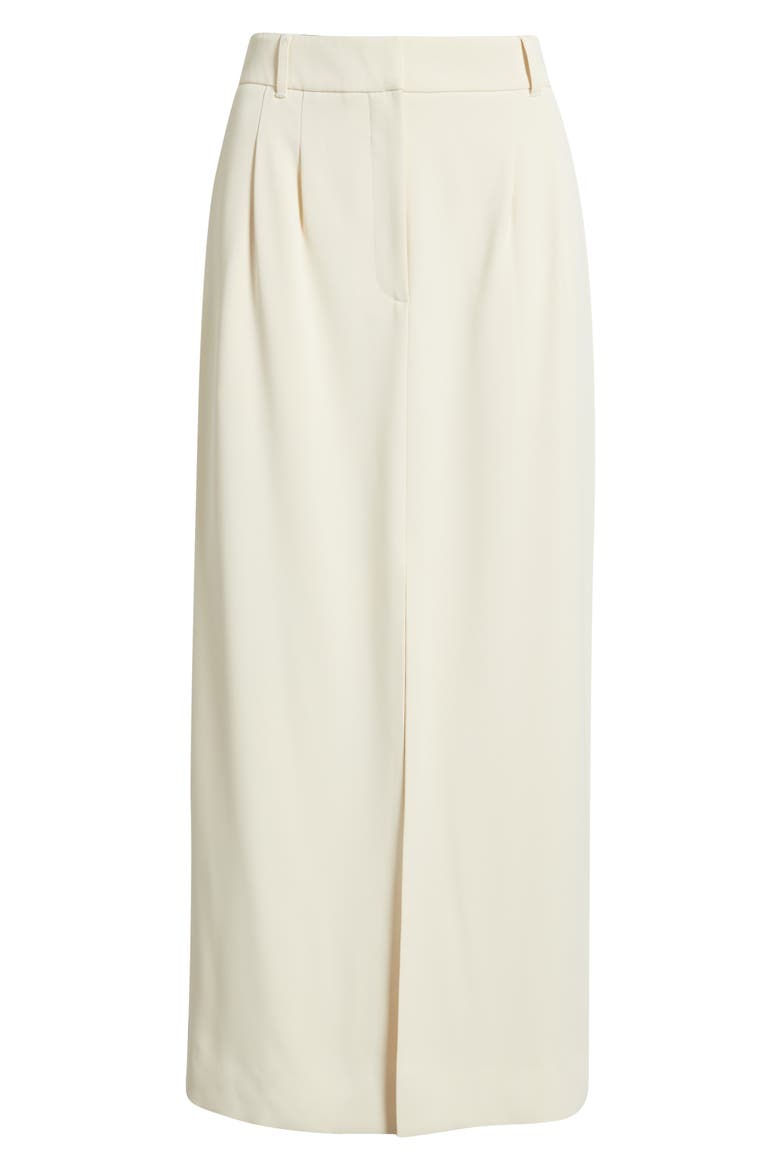 Harry Suiting Slit Maxi Skirt, Alternate, color, CLASSIC CREAM